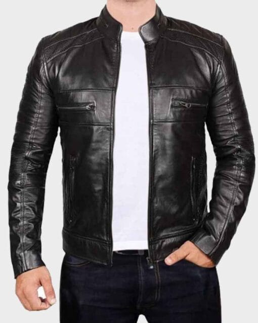 Black Johnson Men Jacket