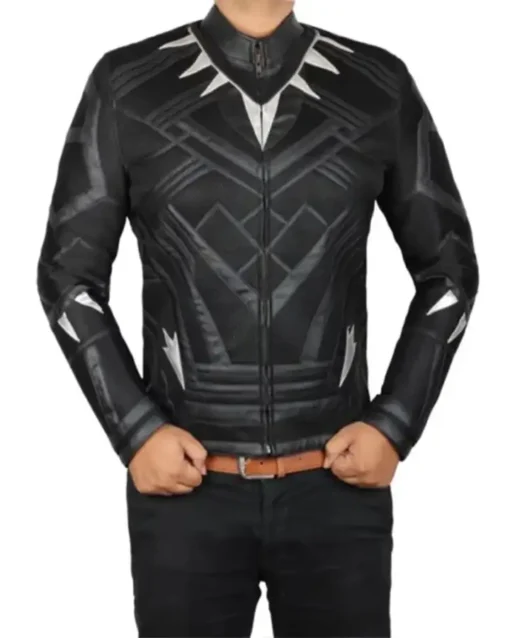 Black Panther Chadwick Costume Leather Jacket