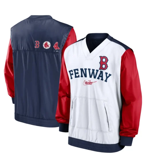 Boston Red Sox Warmup Pullover Jacket