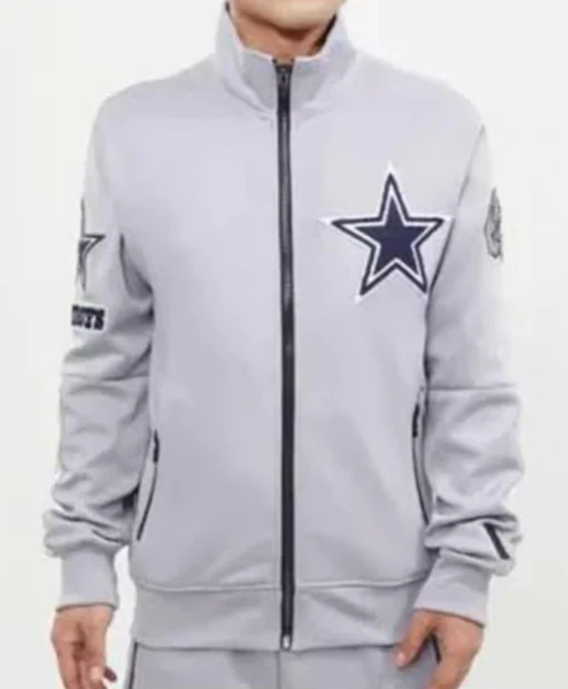 Brant Dallas Cowboys NFL Bomber Full-Zip Jacket