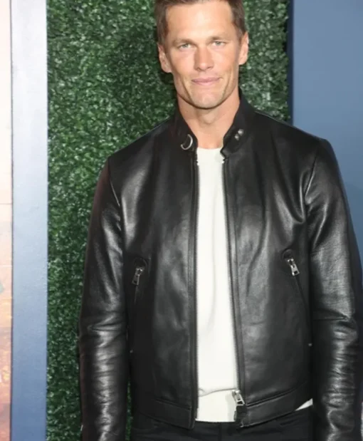 Buy 80 for Brady Tom Brady Premiere Black Leather Jacket