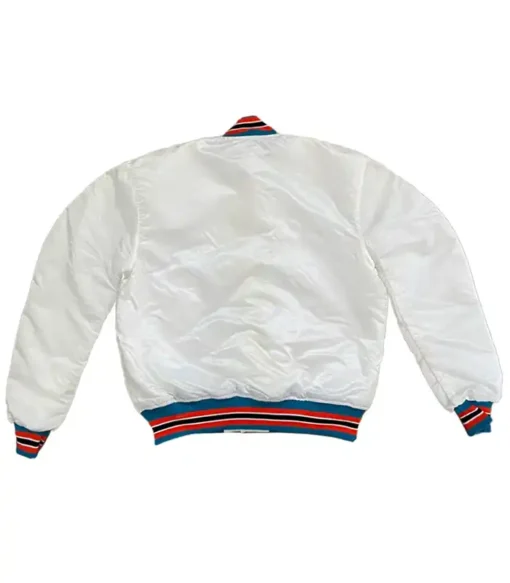 Buy 90’s Florida Marlins White Letterman Varsity Jacket For Men And Women