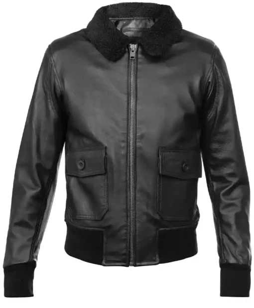 Buy Adryan Shearling Bomber Real Sheepskin Leather Jacket