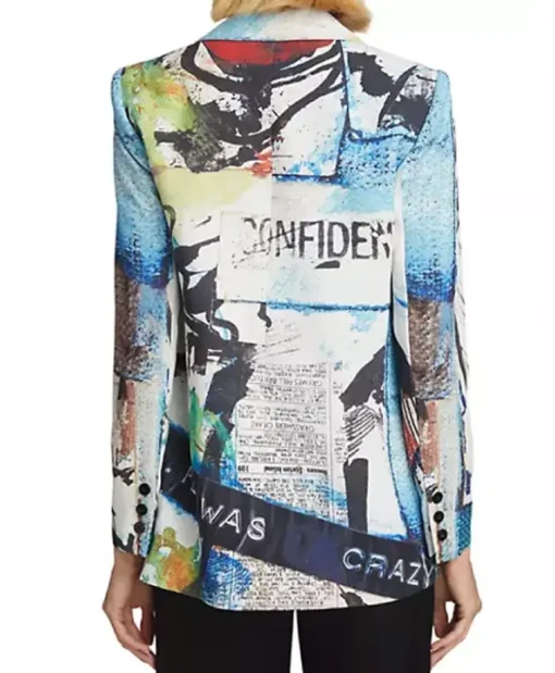 Buy Beat Shazam S07 Corinne Foxx Graffiti Print Blazer For Men And Women