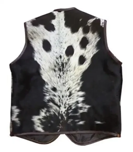 Buy Cowhide Multicolor Fur Leather Vest For Men And Women