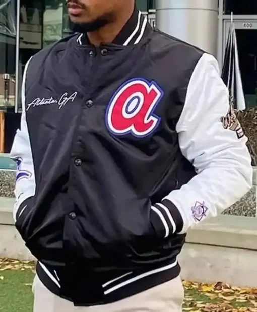 Buy MLB Team Atlanta Braves Baseball Varsity Jacket