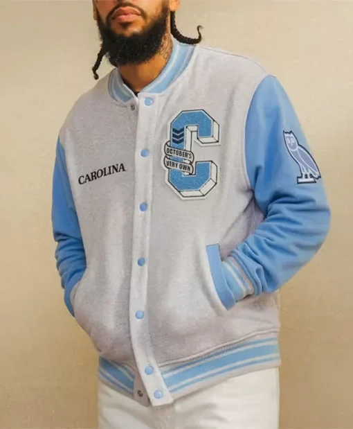 Buy NCAA North Carolina Tar Heels OVO Letterman Varsity Jacket