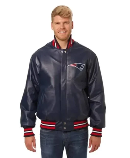 Buy NFL Miller Conroy New England Patriots Leather Jacket For Men And Women