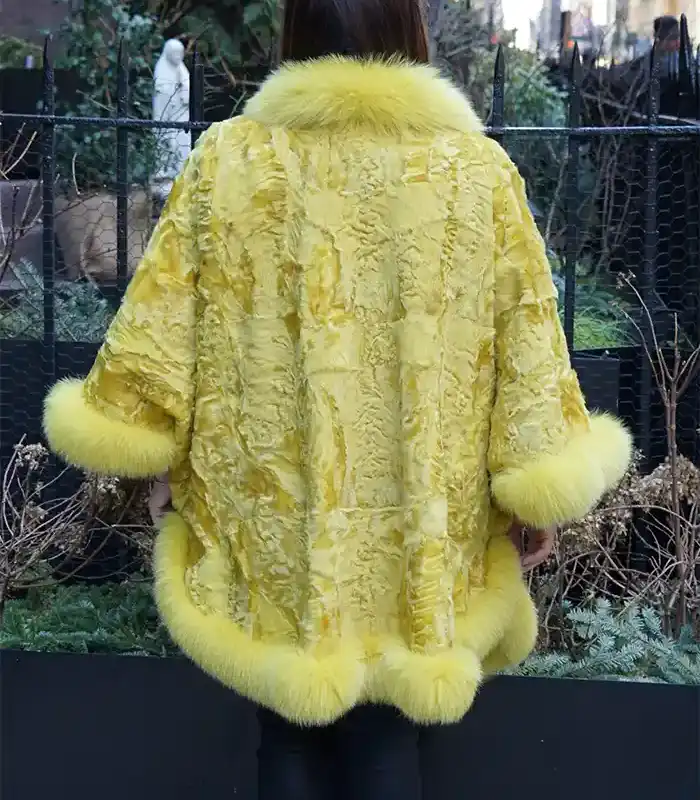 Plus size fur cape best sale