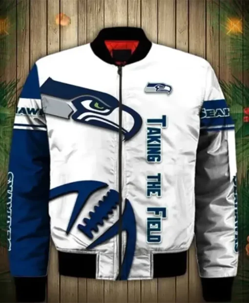 Buy Seattle Seahawks Vintage Bomber Jacket