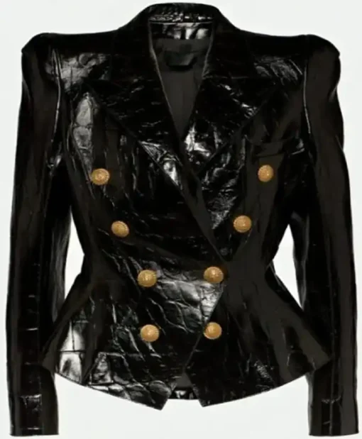 CBS Mornings Mary J. Blige Leather Blazer