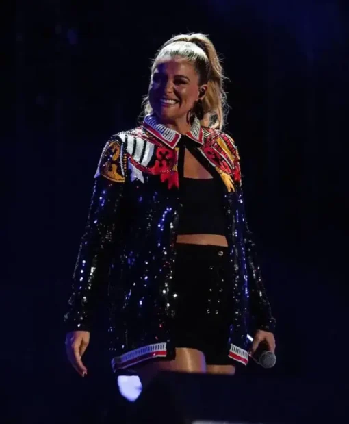 CMA Fest 2024 Lauren Alaina Sequin Jacket