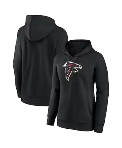 Cammy Team Atlanta Falcons Fleece Hooded Jacket Black