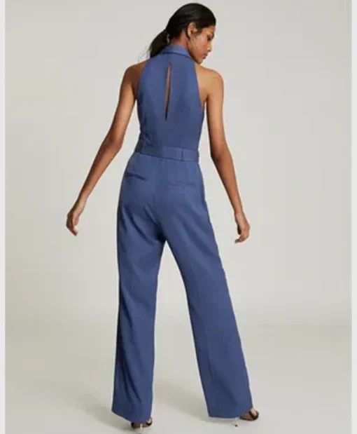 Catherine Reitman TV-Series Workinâ€™ Moms Season 06 Episode 13 Kate Foster Blue Jumpsuit