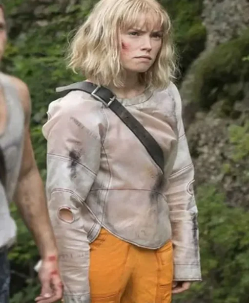 Chaos Walking Daisy Ridley White Jacket