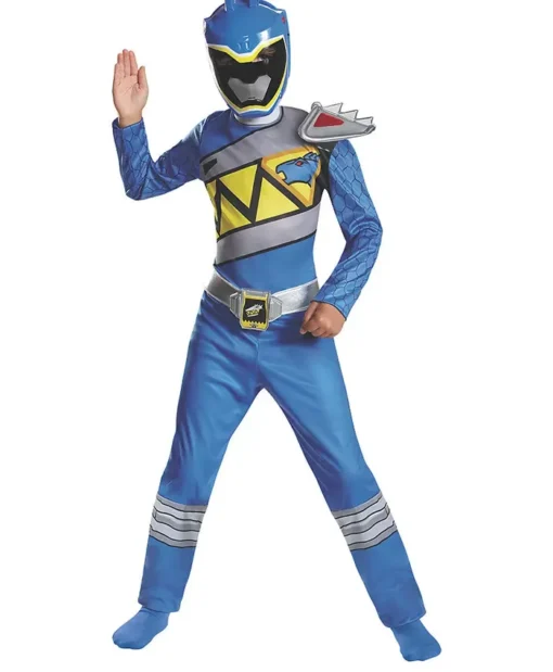 Charge Classic Blue Power Rangers Kids Dinosaur Costume