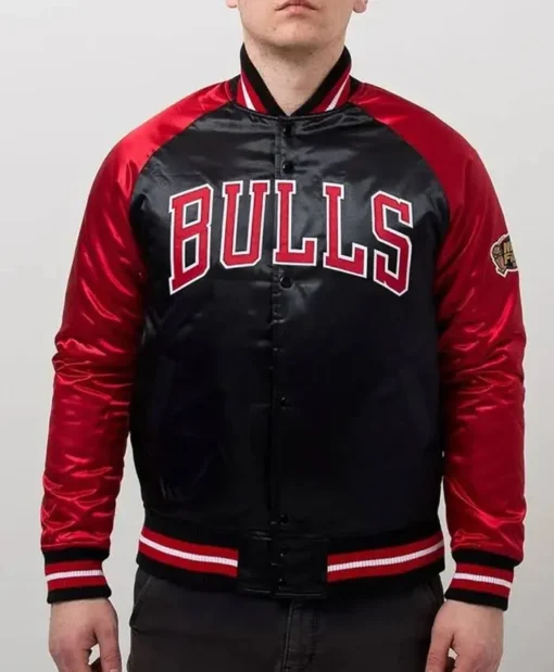 Chicago Bulls Tough Season Black and Red Jacket