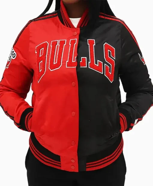 Chicago Bulls Two Tone NBA Varsity Jacket