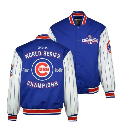 Chicago Cubs World Series Champions Varsity Jacket