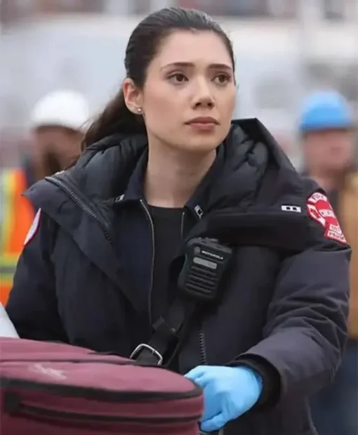 Chicago Fire S12 Violet Mikami Hooded Jacket