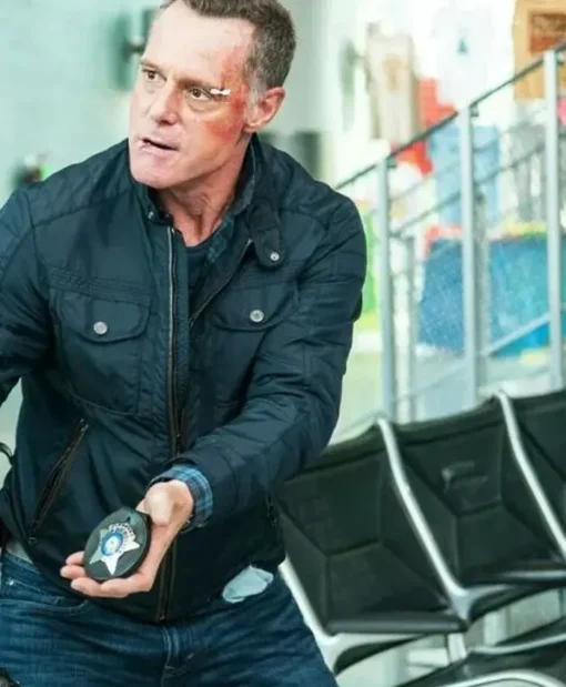 Chicago P.D. Hank Voight Quilted Leather Jacket