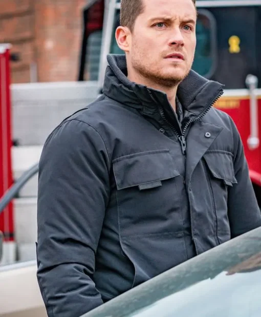 Chicago P.D. Jesse Lee Soffer Black Padded Jacket