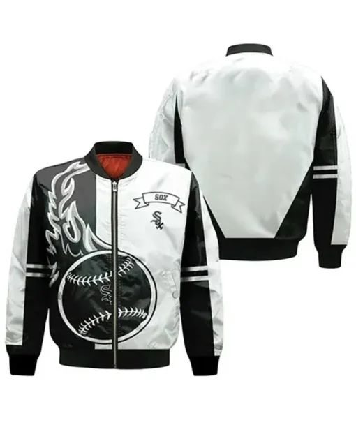 Chicago White Sox 3D Vintage Bomber Jacket for sale