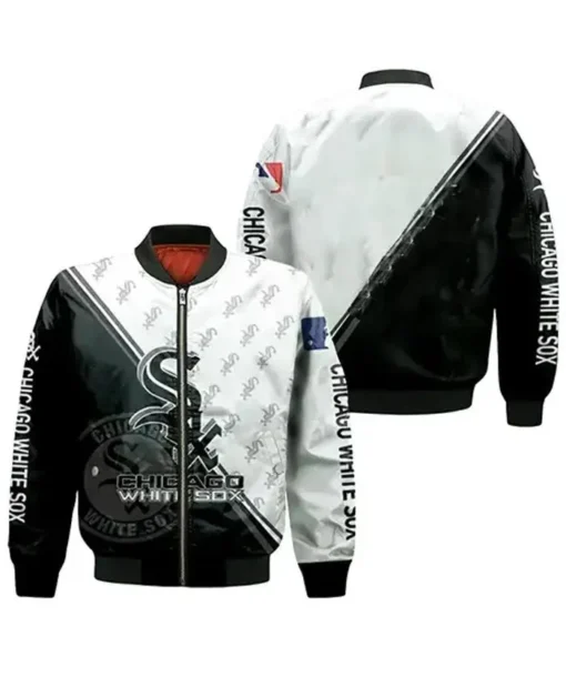 Chicago White Sox 3D Vintage Bomber Jacket sale