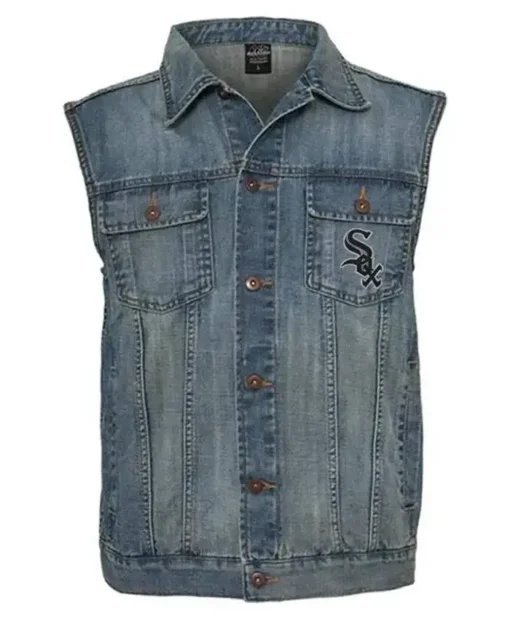 Chicago White Sox Denim Blue Vest