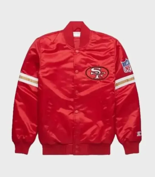 Chiefs Starter Red Varsity Jacket