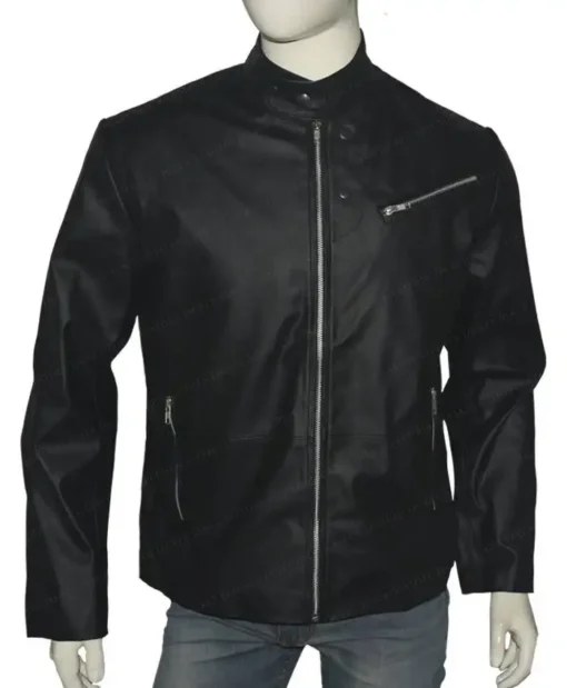 Chris Pine Horrible Bosses 2 Black Leather Jacket For Men And Women