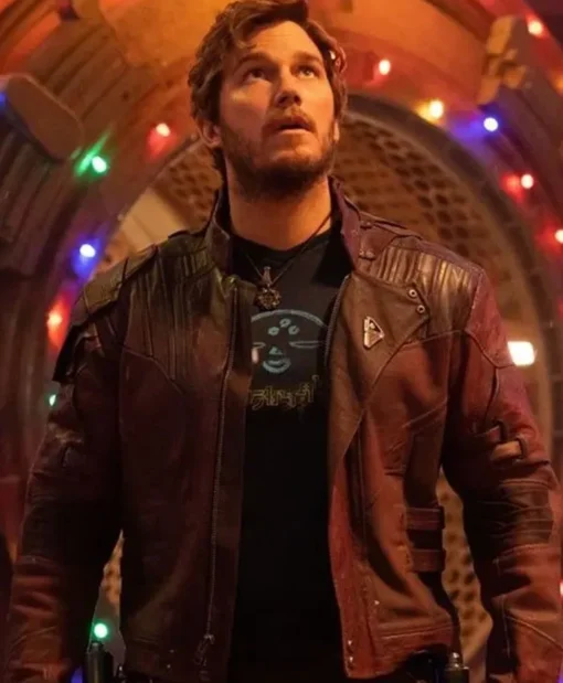 Chris Pratt Guardians Of The Galaxy Maroon Star Lord Jacket