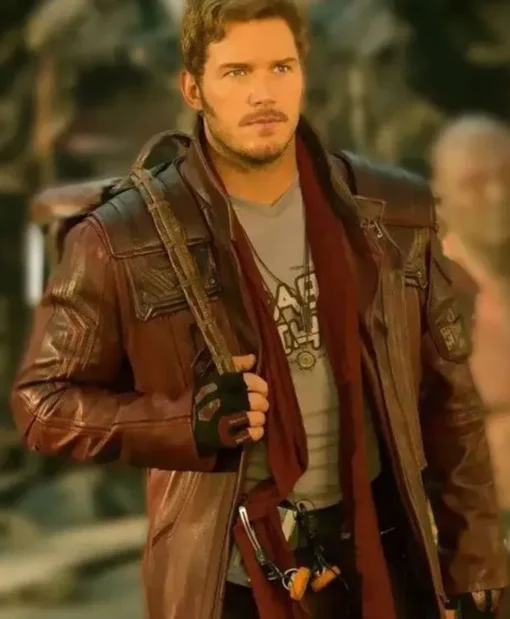 Chris Pratt Guardians of the Galaxy Star-Lord Trench Leather Coat