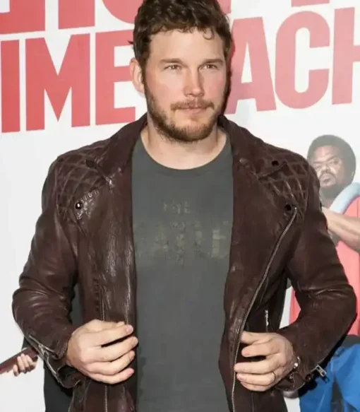 Chris Pratt Hot Tub Time Machine 2 Premiere Show Jacket