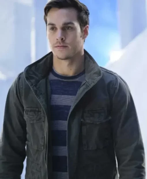 Chris Wood Supergirl Black Cotton Jacket