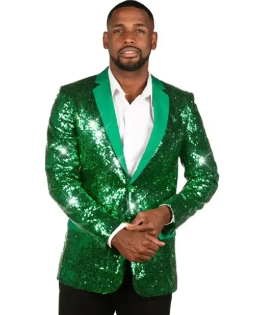 Christmas Special Green Blazer 1