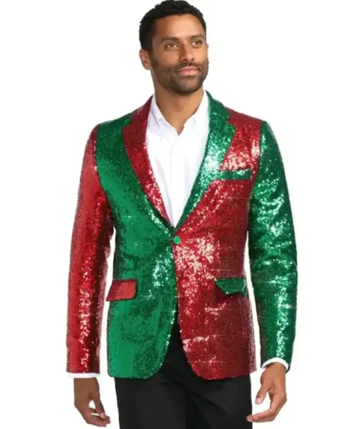 Christmas Special Green Blazer 2