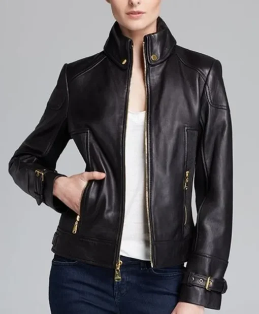 Classic Leather Jackets Super Henzy Women