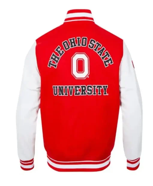 Classic Ohio State University Varsity Jacket