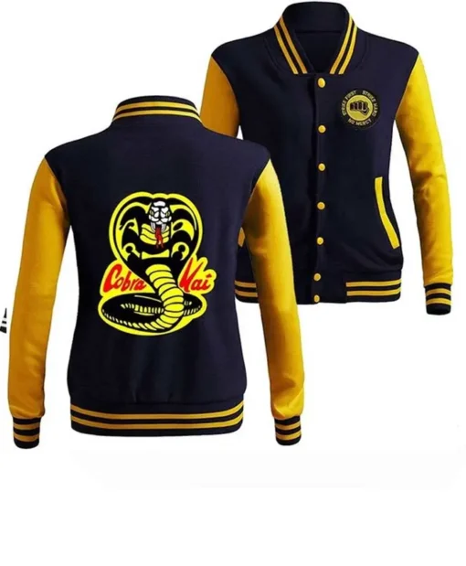 Cobra Kai Karate Kid Moletom No Mercy Letterman Jacket