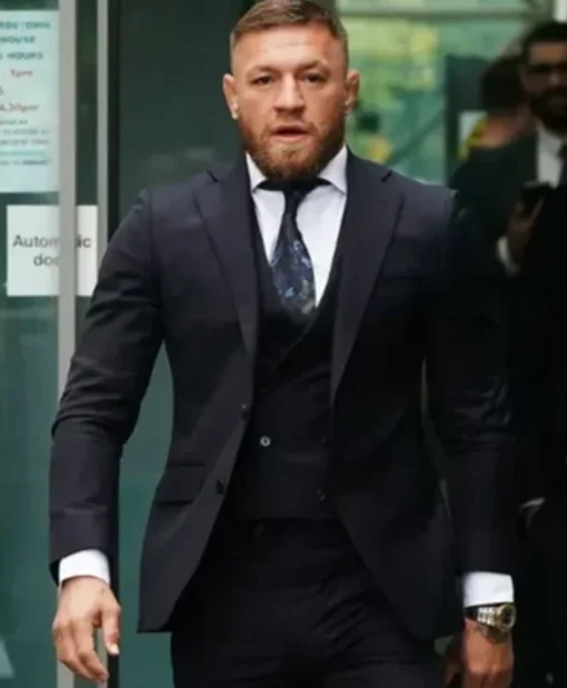 Conor McGregor Black Suiting Suit