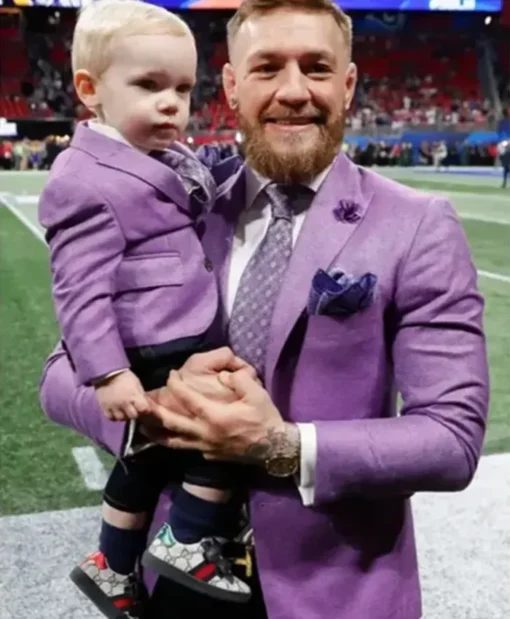 Conor McGregor Purple Suiting Suit