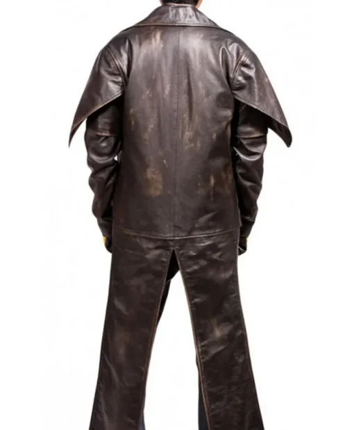 Corey Burton Star Wars Cad Bane Leather Brown Jacket