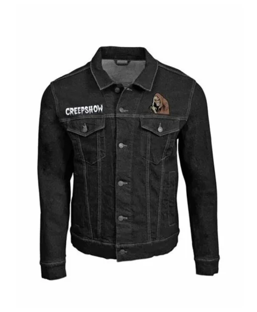 Creepshow Halloween Black Denim Jacket