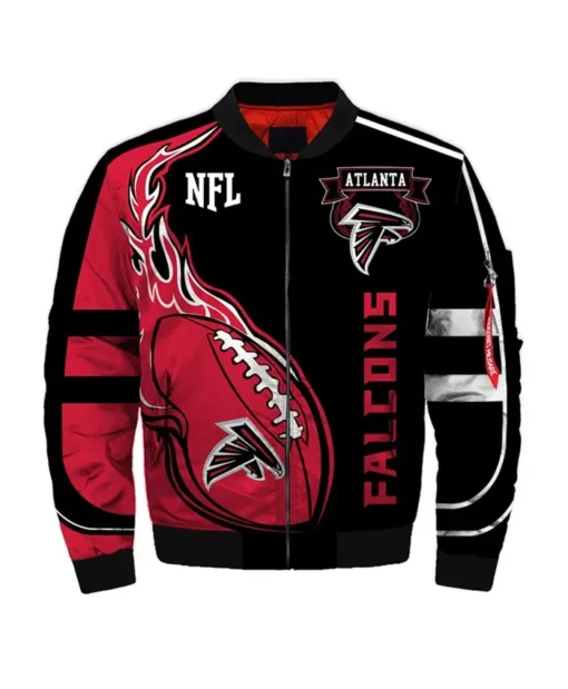 Cris Atlanta Falcons 3D Printed Bomber Jacket