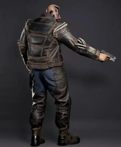 Cyberpunk 2077 Royce Leather Black Jacket sale