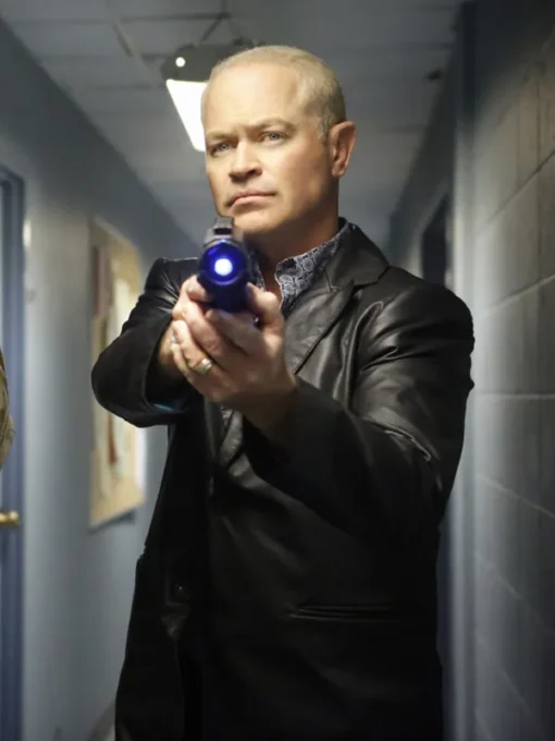 Damien Darhk DCs Legends Of Tomorrow Black Leather Blazer