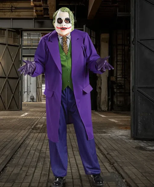 Dark Knight The Joker Purple Halloween Purple Costume