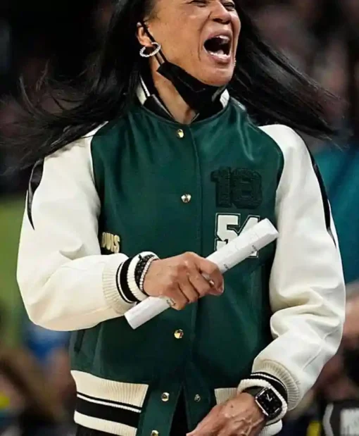 Dawn Staley 54 Green Varsity Jacket