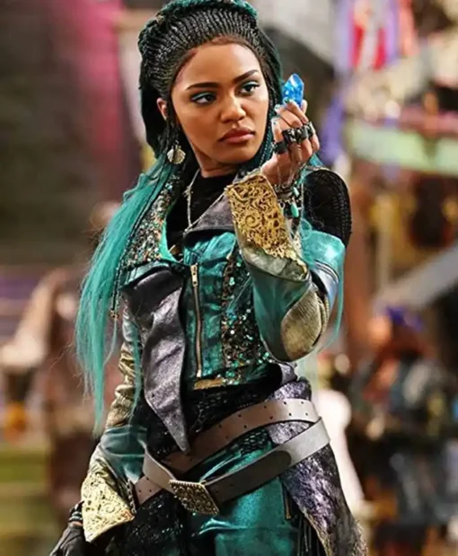 Descendants 3 Uma Costume Real Leather Jacket